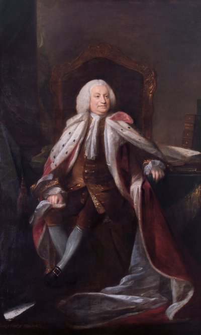 George Parker, 2. Earl von Macclesfield von Benjamin Wilson